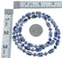 Authentic Sterling Silver Southwest Dumortierite Bead Necklace JX130246